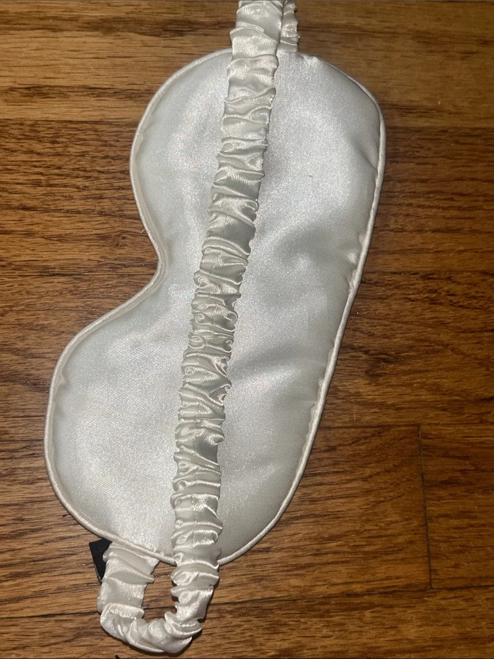 Gifted Satin Sleep Mask in Ivory White